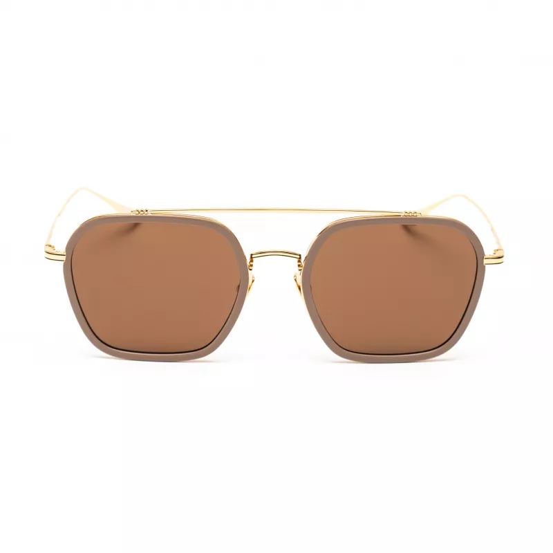 Belstaff Merrick II Hombre Gafas de sol Beige Marrón Degradado 57mm