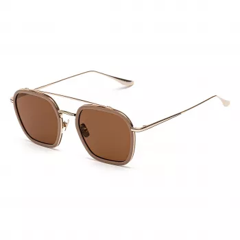 Belstaff Merrick II Gafas de sol hombre, montura verde oliva oscuro, lentes tintadas gris oscuro, 54 mm