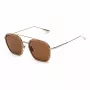 Belstaff Merrick II Gafas de sol hombre, montura verde oliva oscuro, lentes tintadas gris oscuro, 54 mm