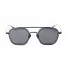BELSTAFF MERRICK-S137 Gafas de sol unisex - montura de acetato negra, lentes UV400 grises 47/23/143 mm