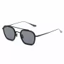 BELSTAFF MERRICKNEGROW Gafas de sol unisex - Montura negra, lentes gris humo, 47/23/143 mm