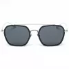 Belstaff Merrikiigris Gafas de sol hombre - Montura de acetato gris con lentes de policarbonato grises - 52/17/140 mm