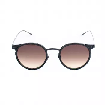 Belstaff Parkgate-S123 gafas de sol unisex - montura negra, lentes grises, 48/21/145 mm