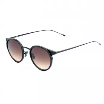 Belstaff Parkgate-S123 gafas de sol unisex - montura negra, lentes grises, 48/21/145 mm