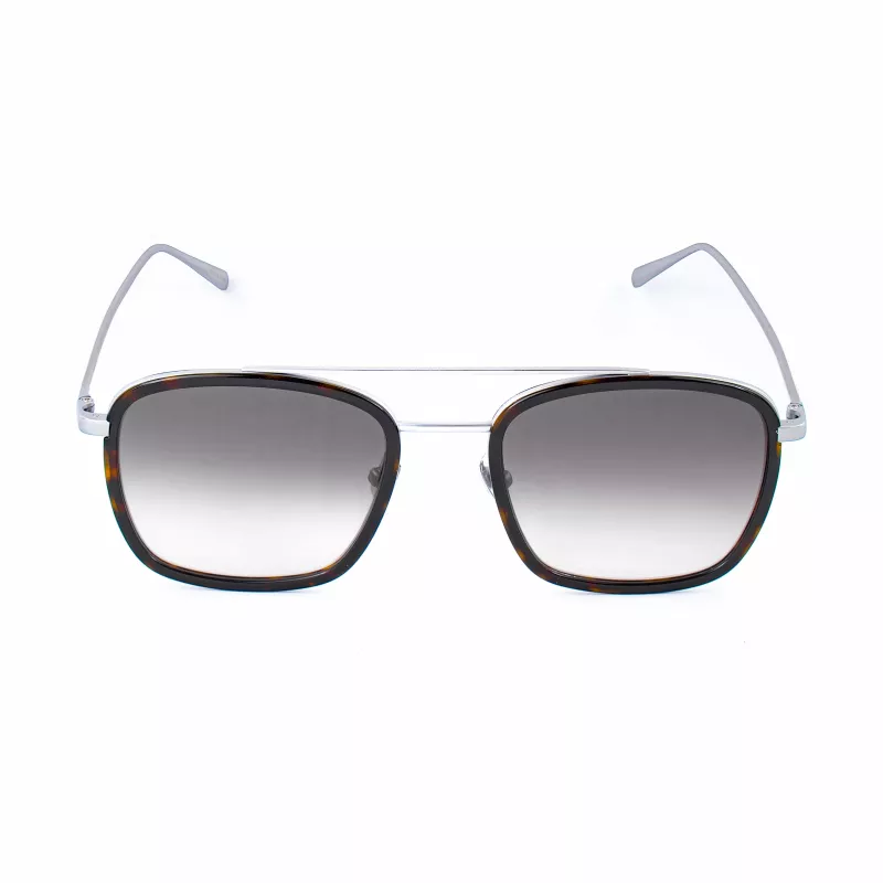 Belstaff RYERCLEARS08 Gafas de sol de hombre cuadradas de acetato, montura transparente, lentes transparentes, 54/21/145 mm