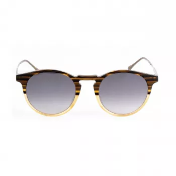 BELSTAFF Gafas de sol unisex Brooklands032 - montura negra, lentes grises 48/23/148 mm