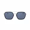 BELSTAFF Unisex Merrikii Azul Gafas de sol - Montura azul Lentes grises 57mm