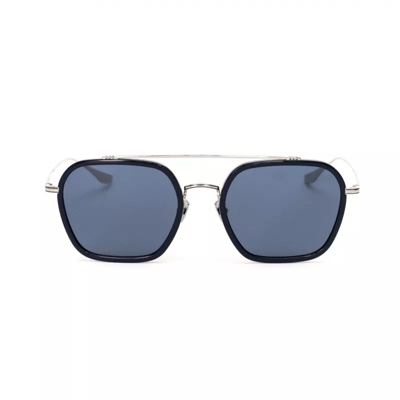 BELSTAFF Unisex Merrikii Azul Gafas de sol - Montura azul Lentes grises 57mm