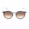 BELSTAFF Gafas de sol unisex Parkgate-S120 - Montura de acetato negra, lentes de policarbonato grises, protección UV400, 48/21/145 mm