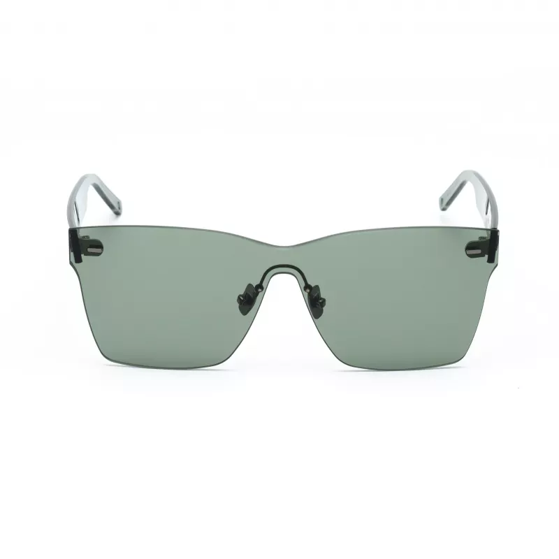 BELSTAFF Gafas de sol de mujer Luminor-Verde - Montura de acetato angular, lentes gris verdoso, protección UV400, 54 mm de ancho de lente
