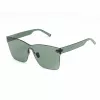 BELSTAFF Gafas de sol de mujer Luminor-Verde - Montura de acetato angular, lentes gris verdoso, protección UV400, 54 mm de ancho de lente
