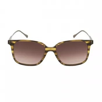 BELSTAFF Gafas de sol de mujer Bonington BONINGTONS024 - Montura de acetato negra, lentes de policarbonato grises, protección UV400, 53 mm ancho de lente