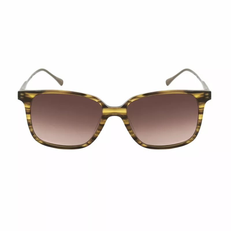 BELSTAFF Gafas de sol de mujer Bonington BONINGTONS024 - Montura de acetato negra, lentes de policarbonato grises, protección UV400, 53 mm ancho de lente