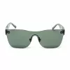 BELSTAFF Mujer FLASH-VERDE Gafas de sol Oversized Shield - Montura de acetato verde, lentes grises espejadas, UV400