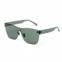 BELSTAFF Mujer FLASH-VERDE Gafas de sol Oversized Shield - Montura de acetato verde, lentes grises espejadas, UV400