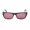 BELSTAFF Hudson S181 Gafas de sol para mujer - Montura de acetato negra, lentes grises CR-39, 54/17/145 mm