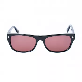 BELSTAFF Hudson S181 Gafas de sol para mujer - Montura de acetato negra, lentes grises CR-39, 54/17/145 mm