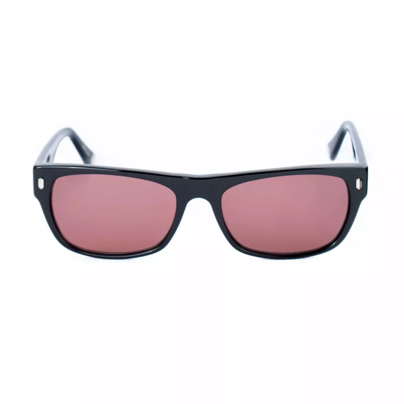 BELSTAFF Hudson S181 Gafas de sol para mujer - Montura de acetato negra, lentes grises CR-39, 54/17/145 mm