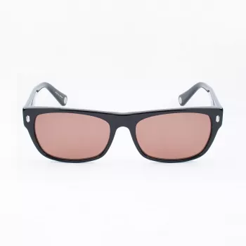 BELSTAFF Hudson-S185 Gafas de sol para mujer - Montura negra, lentes grises, 54 mm