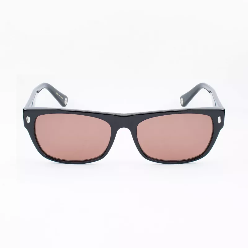 BELSTAFF Hudson-S185 Gafas de sol para mujer - Montura negra, lentes grises, 54 mm