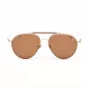 BELSTAFF Gafas de sol mujer Staffordmarro rectangulares - montura de acetato marrón - UV400