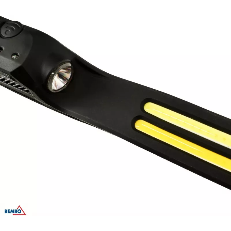 BEMKO C49-LTC01 linterna frontal LED recargable, 1200mAh, 100 lúmenes, IPX4, 80m alcance