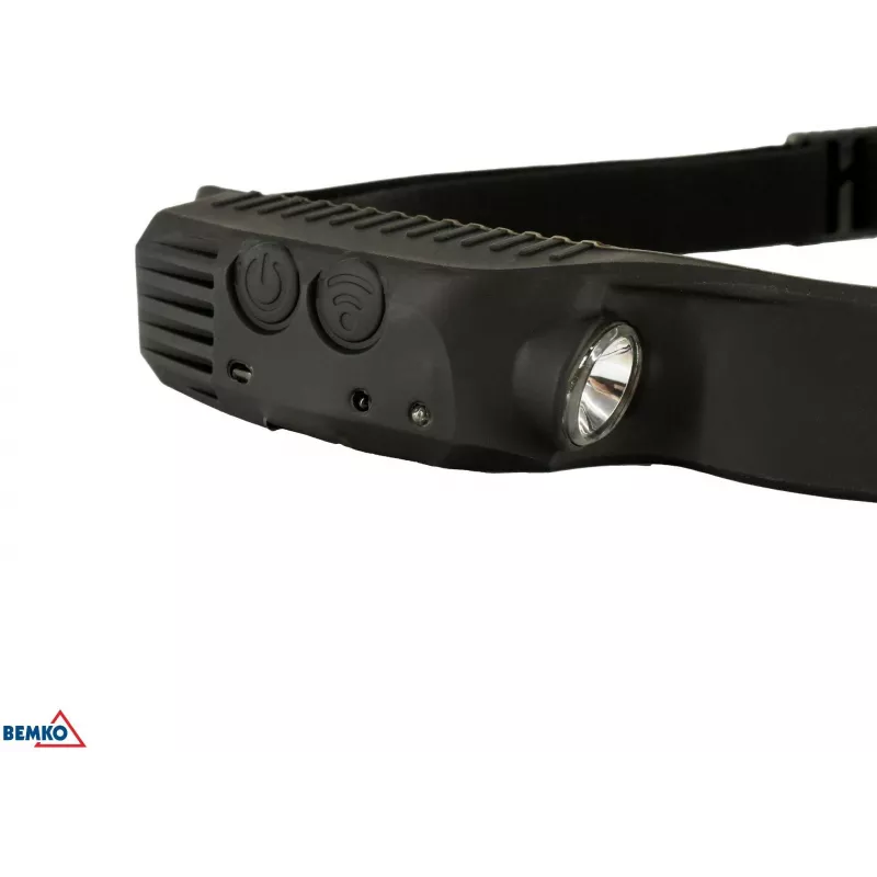 BEMKO C49-LTC01 linterna frontal LED recargable, 1200mAh, 100 lúmenes, IPX4, 80m alcance