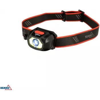 BEMKO C49-LTC02 linterna frontal LED recargable multifunción, 200lm, 6500K, 1200mAh, IP44