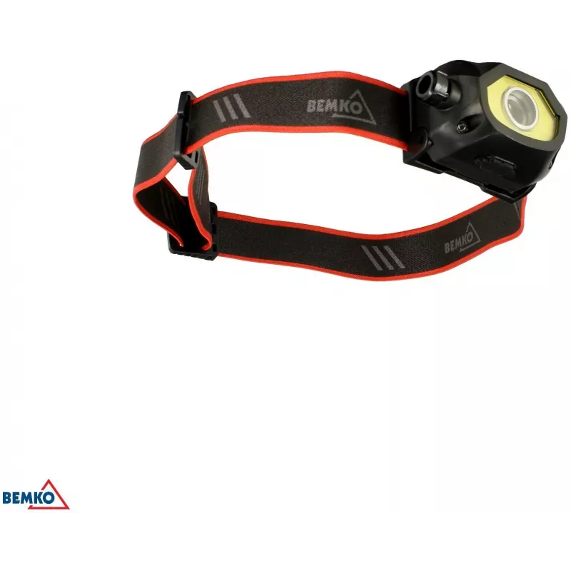 BEMKO C49-LTC02 linterna frontal LED recargable multifunción, 200lm, 6500K, 1200mAh, IP44