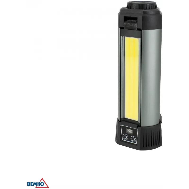 Linterna LED multifunción BEMKO 6000 mAh IP42, 1000 lúmenes, recargable por USB-C