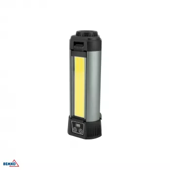 Linterna LED multifunción BEMKO 6000 mAh IP42, 1000 lúmenes, recargable por USB-C