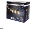 BEMKO SOLBEE Cadena de luces LED solares para jardín 10 LEDs 10 m blanco cálido 3000K IP65 negro