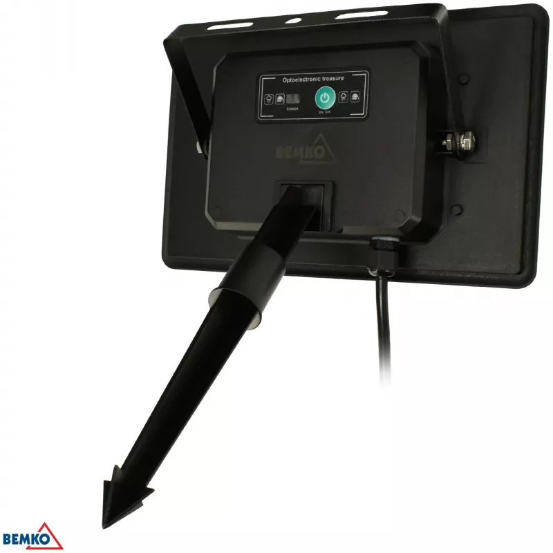 BEMKO SOLBEE Cadena de luces LED solares para jardín 10 LEDs 10 m blanco cálido 3000K IP65 negro