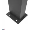BEMKO SOLVEO baliza de jardín híbrida LED, 7W, 600lm, CCT 3000K/4000K/6500K, 80cm, IP65, gris oscuro, sensor PIR
