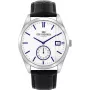 BEN SHERMAN reloj para hombre WB039UB 43mm esfera negra correa de piel sintética negra