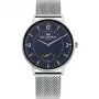 Ben Sherman WB034USM Reloj de cuarzo analógico para hombre 43 mm Acero inoxidable esfera azul