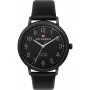 Ben Sherman WBS113BB reloj analógico de cuarzo para hombre 43mm esfera negra correa de piel auténtica