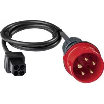 BENNING 044148 Adaptador de medición CEE 16 A 5 polos 400 V con tomas de seguridad de 4 mm