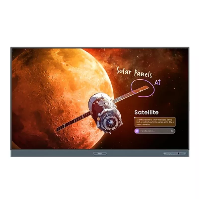 BenQ Board Pro RP8605 86 inch 4K UHD pantalla plana interactiva con Android, táctil 40 puntos, 450 cd/m², Wi-Fi 6, 8GB RAM, 64GB almacenamiento