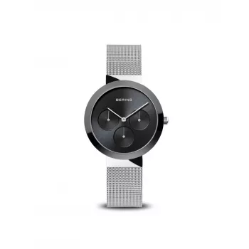 BERING Classic Collection reloj de cuarzo unisex 41mm acero inoxidable malla milanesa esfera azul 35036-002
