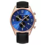Reloj de hombre Bering Classic Minimalist de cuarzo 10542-567 42 mm oro rosa marrón