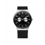 Reloj de hombre BERING 32139-202 Classic Collection 39mm cuarzo malla de acero inoxidable esfera negra
