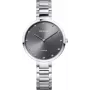 BERING reloj de mujer de cuarzo Classic Collection 34mm esfera azul Sunray brazalete de malla milanesa plateado 11334-772