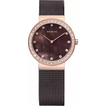BERING Reloj de cuarzo Classic para mujer 10729-262 29mm oro rosa acero inoxidable