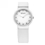 Bering reloj de mujer de cuarzo Classic 10729-854 27mm esfera azul brazalete de malla milanesa de acero inoxidable