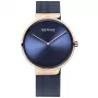 BERING Reloj de cuarzo mujer Classic 14531-367 19mm oro rosa acero inoxidable malla