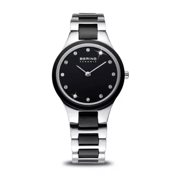 Bering Mujer Classic Reloj de cuarzo 27mm Oro rosa acero inoxidable