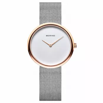 BERING Reloj de cuarzo Classic para mujer 33mm Oro rosa 14333-064