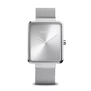 Reloj de cuarzo Bering Classic para mujer 33 mm plata acero inoxidable