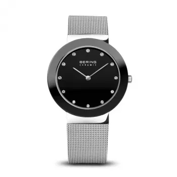 BERING mujer reloj 11435-002 Classic cuarzo analógico 33mm acero inoxidable plata